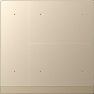 KNX WALTZ Taster 6-fach Alu, gold