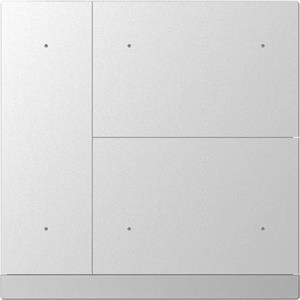 KNX WALTZ Taster 6-fach Alu, silber