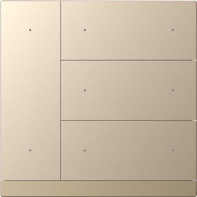 KNX WALTZ Taster 8-fach Alu, gold