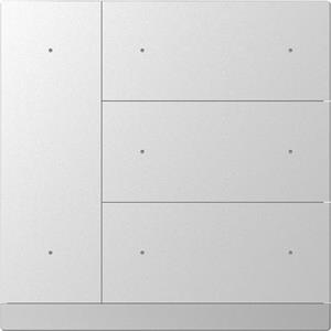 KNX WALTZ Taster 8-fach Alu, silber