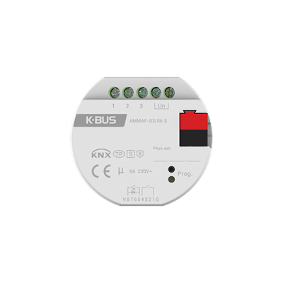 UP-Kombiaktor 3-fach 6A Knx Secure