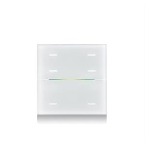 Couverture en verre RGB Thermostat/Humistat, Blanc