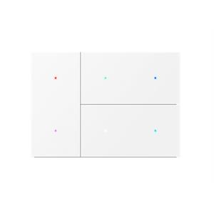 Touch Pad Set de touches, métal blanc, point