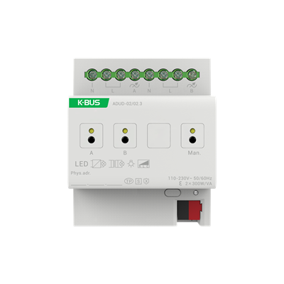 Dimmer LEDa 2 canali KNX Secure