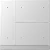 KNX WALTZ Tastierino 6 canali alu argento