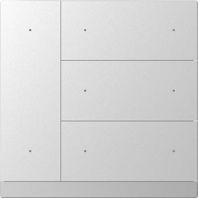 KNX WALTZ Tastierino 8 canali alu argento