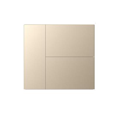 Set di 3 coperchi Waltz, Metallo, non incisa, oro